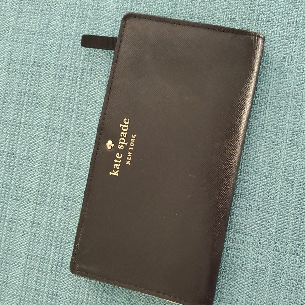 KATE SPADE WALLET CREAM/BLACK - Picture 13 of 14